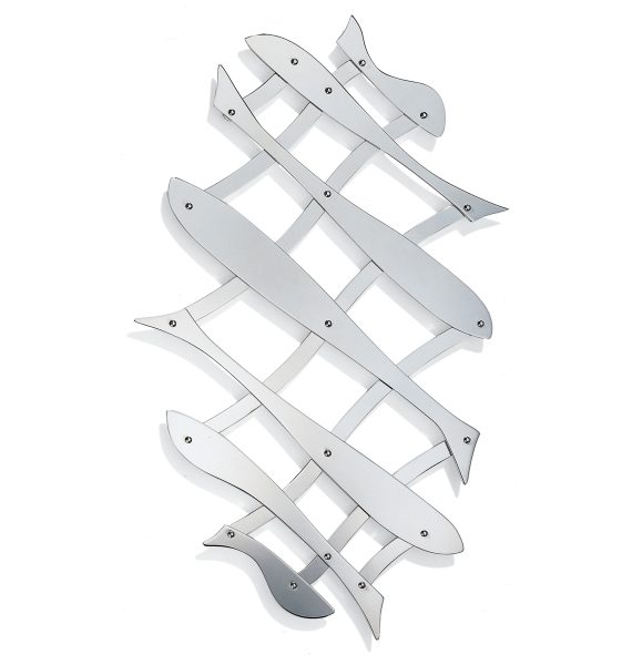 Alessi Pescher Stainless Steel Extensible Trivet-ALESSI