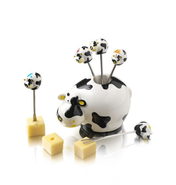 BOSKA Cow Cheese Pick Party Set-BOSKA