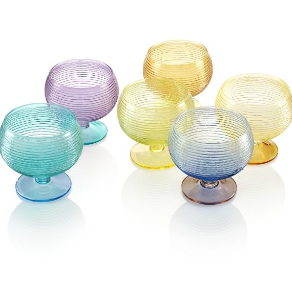 IVV Multicolour Assorted Ice Cream Bowls-IVV