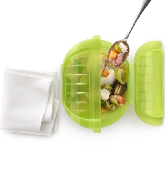 Lekue Green Microwave Pot