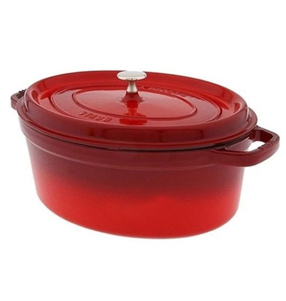 Staub Cherry Red Oval Cocotte