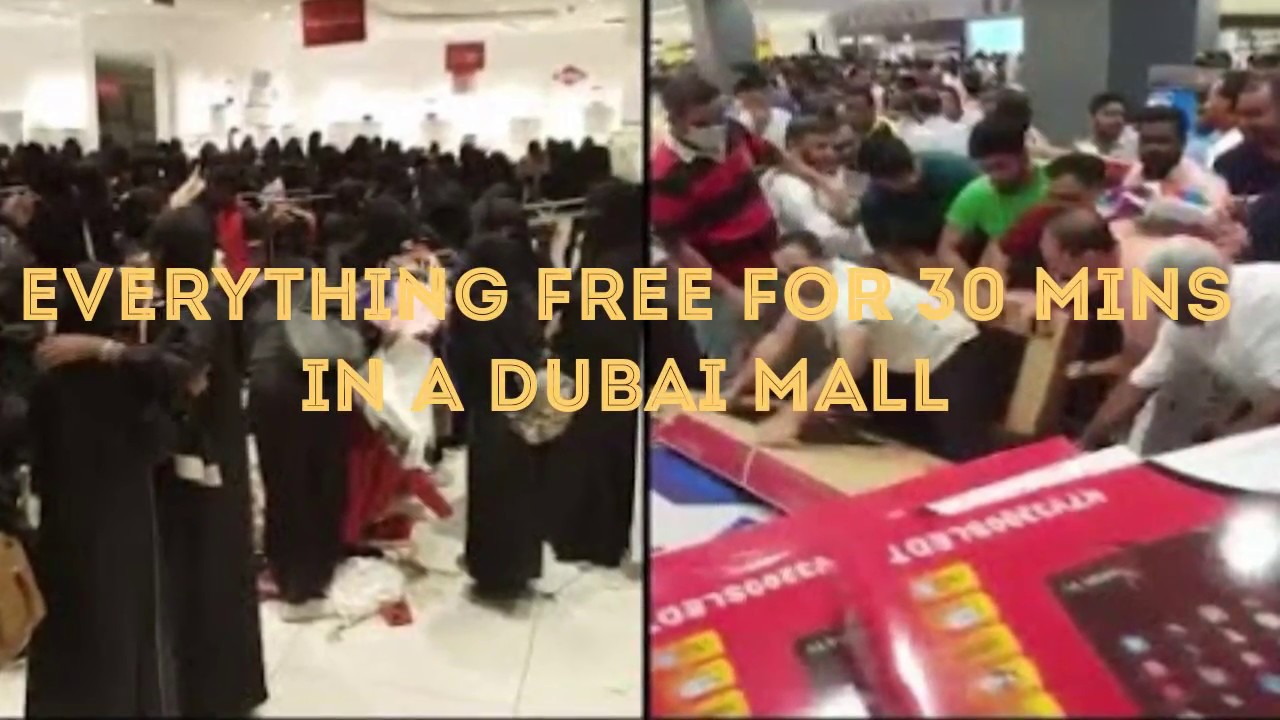 Everything Free for 30 mins in a Dubai Mall