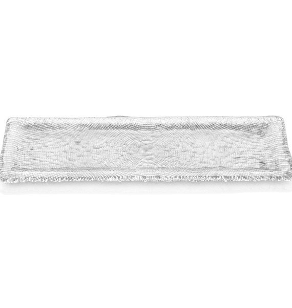 Diamante Rect Tray 53x17cm Clear-IVV