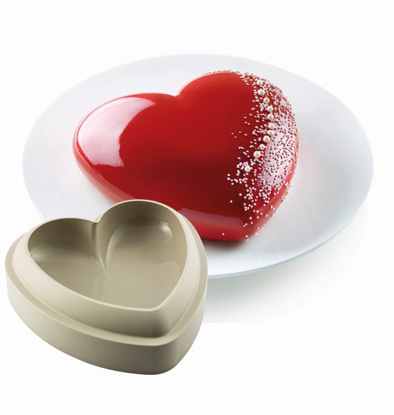 Silikomart 3D Heart Cake Mold-Silikomart